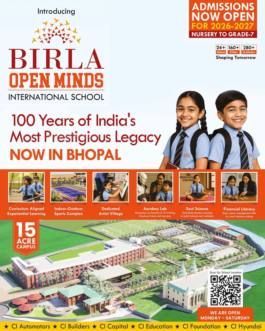 Birla Open Minds Admissions